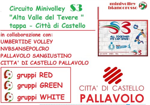 TORNEO MINIVOLLEY S3 - pallavolo biancorossa tifernate